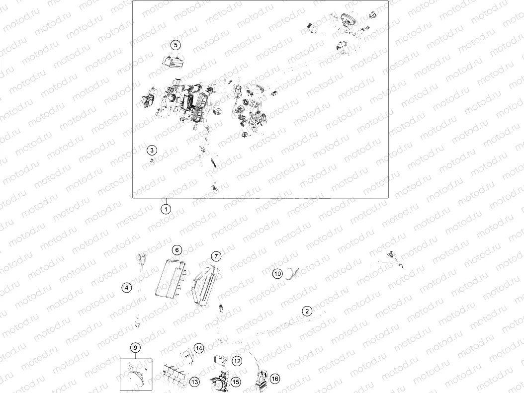 WIRING HARNESS|Frame|11
