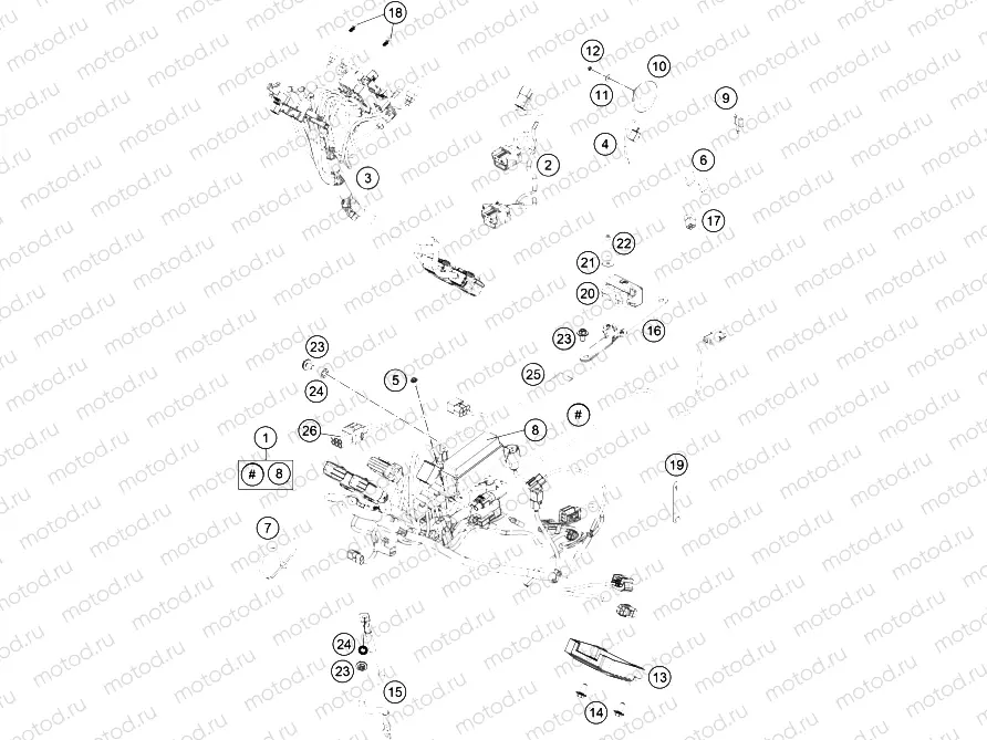 WIRING HARNESS|Frame|11