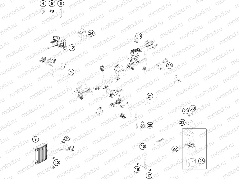 WIRING HARNESS|Frame|11