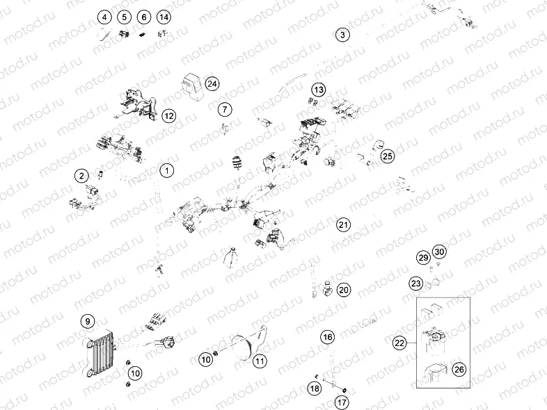 WIRING HARNESS|Frame|11