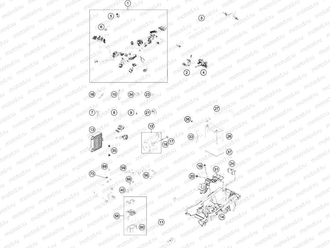 WIRING HARNESS|Frame|11
