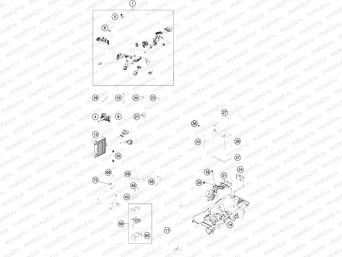 WIRING HARNESS|Frame|11