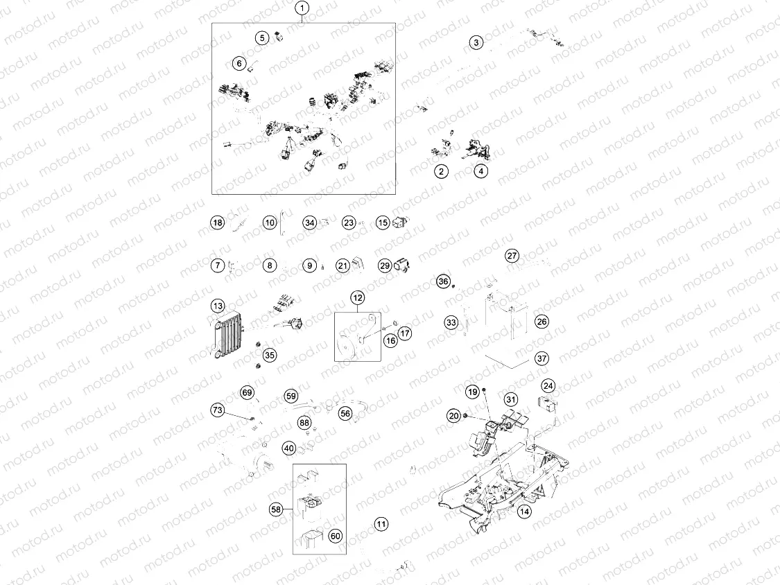WIRING HARNESS|Frame|11