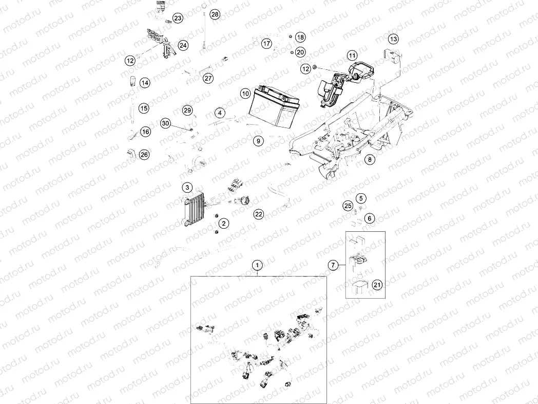 WIRING HARNESS|Frame|11