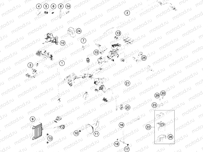 WIRING HARNESS|Frame|11