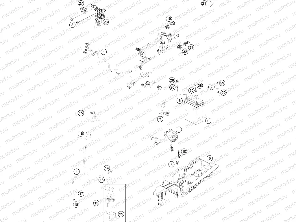 WIRING HARNESS|Frame|11