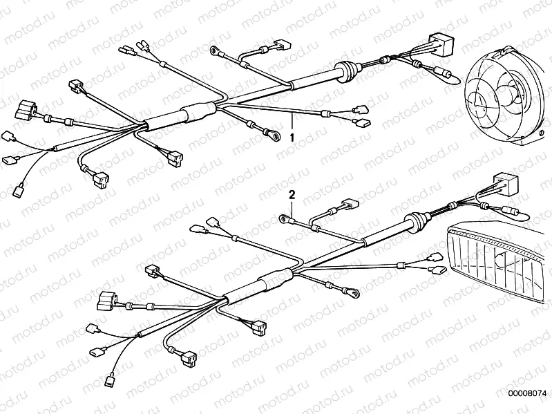 Wiring horn scale officials light loe