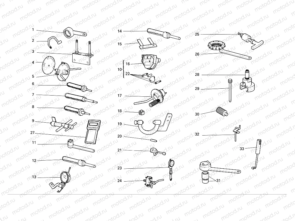 WORKSHOP SERVICE TOOLS