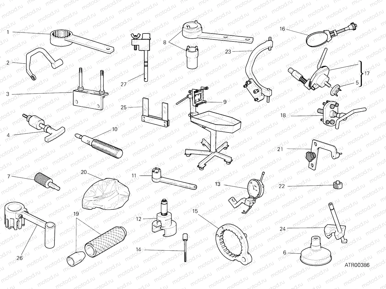WORKSHOP SERVICE TOOLS (ENGINE)