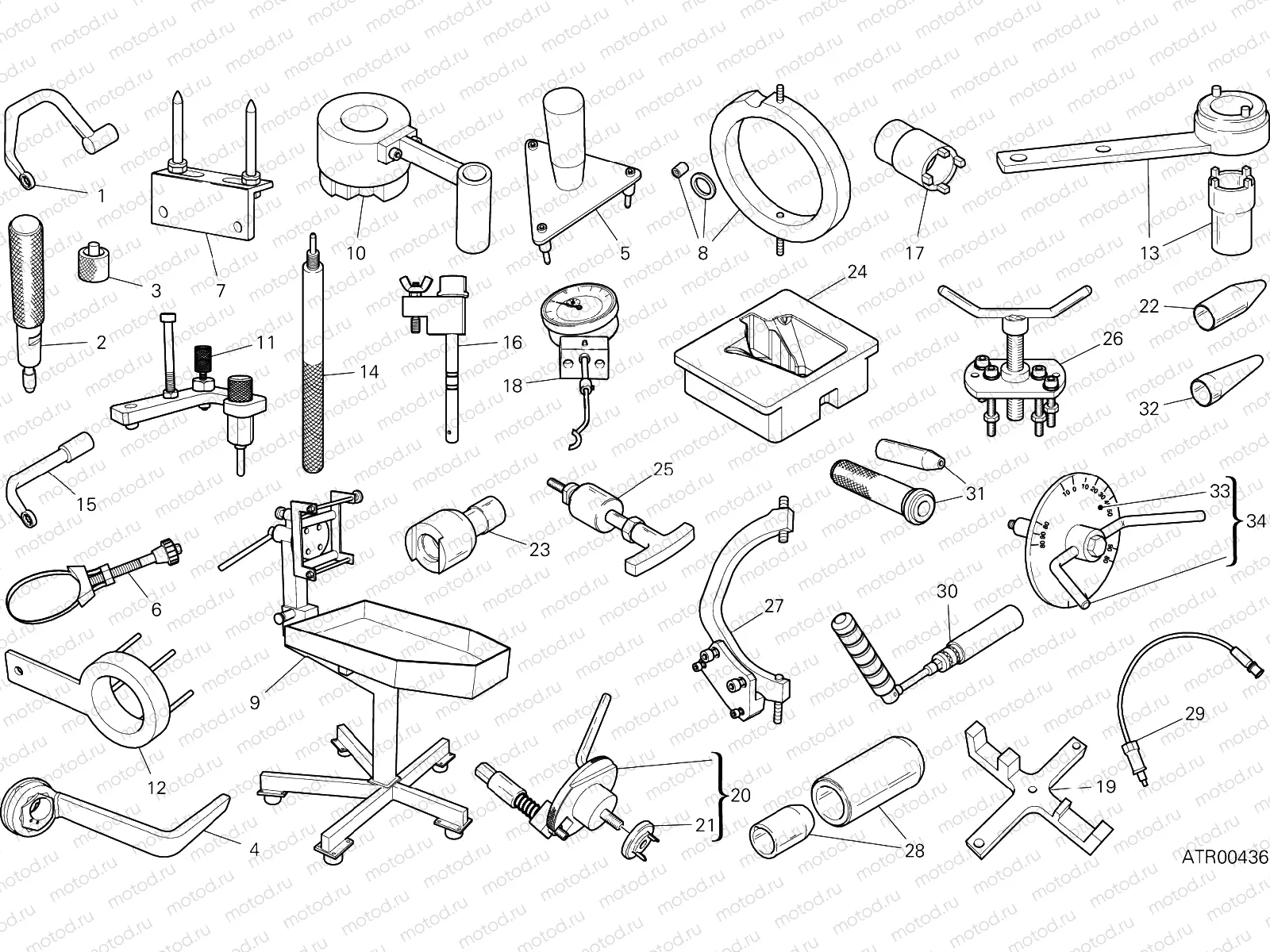 WORKSHOP SERVICE TOOLS (ENGINE)
