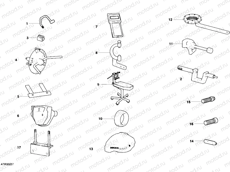 WORKSHOP SERVICE TOOLS, ENGINE I » UNCLASSIFIED