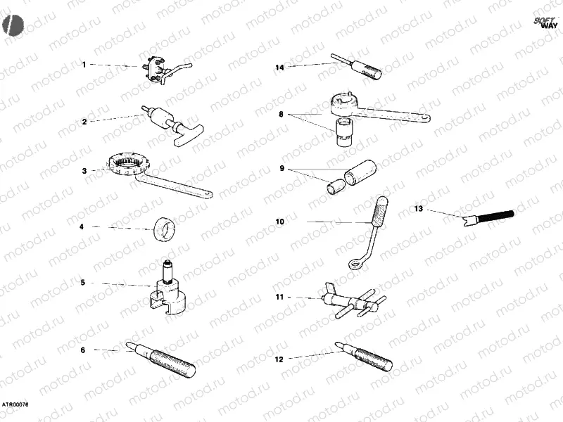 WORKSHOP SERVICE TOOLS, ENGINE I » UNCLASSIFIED