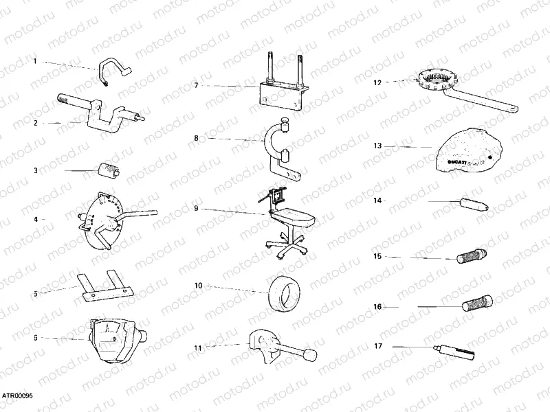WORKSHOP SERVICE TOOLS, ENGINE I » UNCLASSIFIED