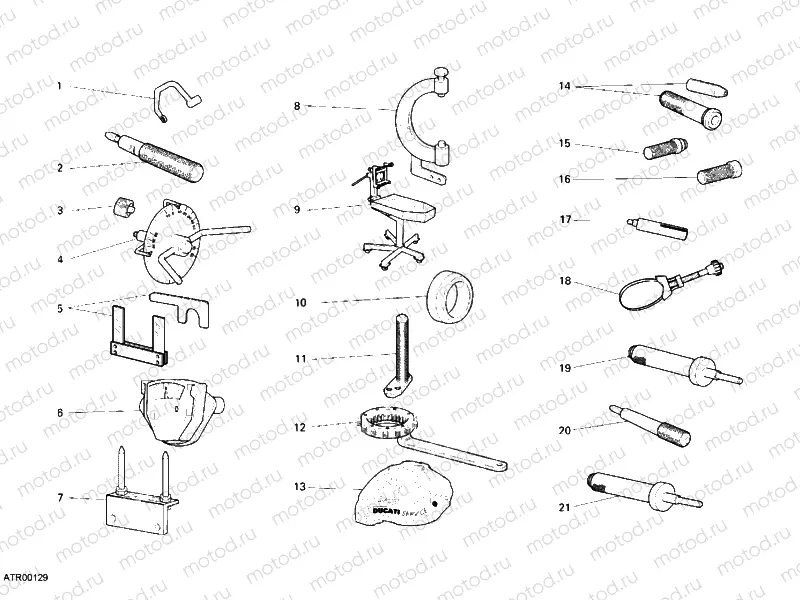 WORKSHOP SERVICE TOOLS, ENGINE I » UNCLASSIFIED