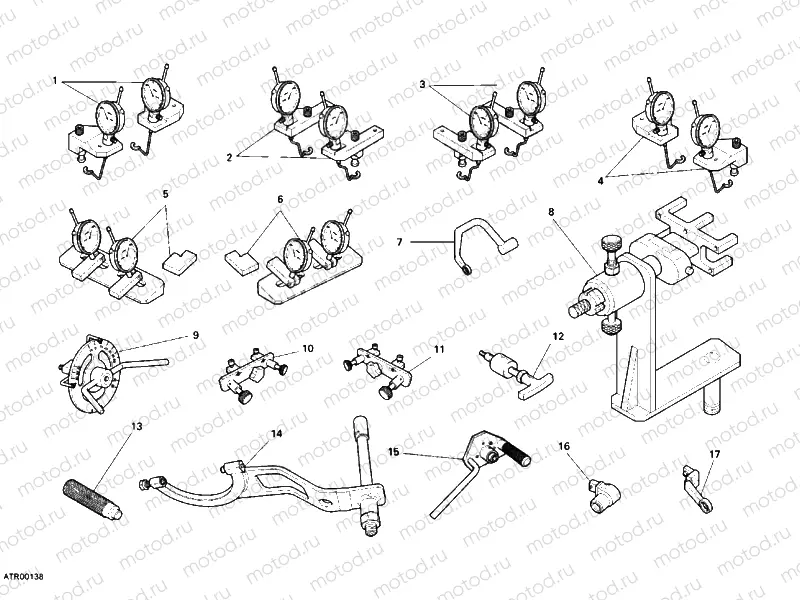 WORKSHOP SERVICE TOOLS, ENGINE I » UNCLASSIFIED