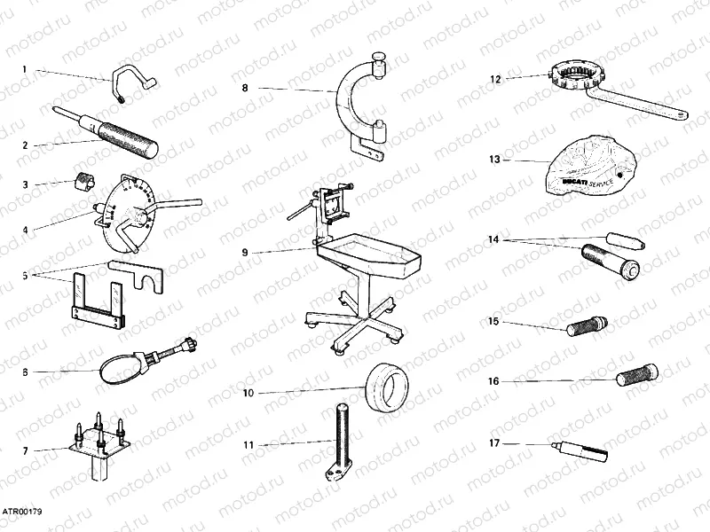 WORKSHOP SERVICE TOOLS, ENGINE I » UNCLASSIFIED