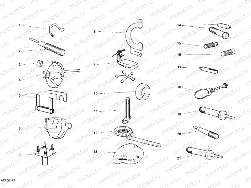 WORKSHOP SERVICE TOOLS, ENGINE I » UNCLASSIFIED