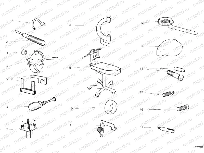 WORKSHOP SERVICE TOOLS, ENGINE I » UNCLASSIFIED