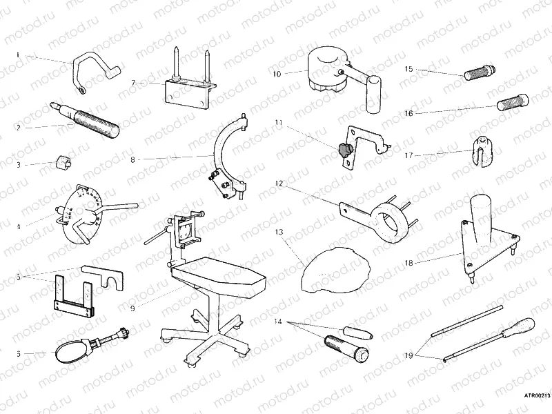 WORKSHOP SERVICE TOOLS, ENGINE I » UNCLASSIFIED