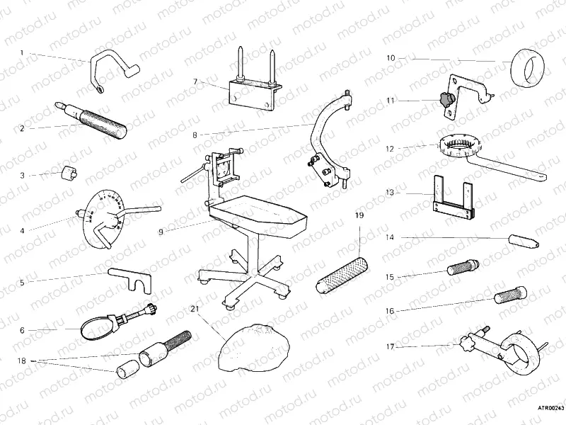 WORKSHOP SERVICE TOOLS, ENGINE I » UNCLASSIFIED