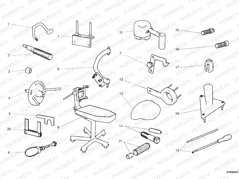 WORKSHOP SERVICE TOOLS, ENGINE I » UNCLASSIFIED