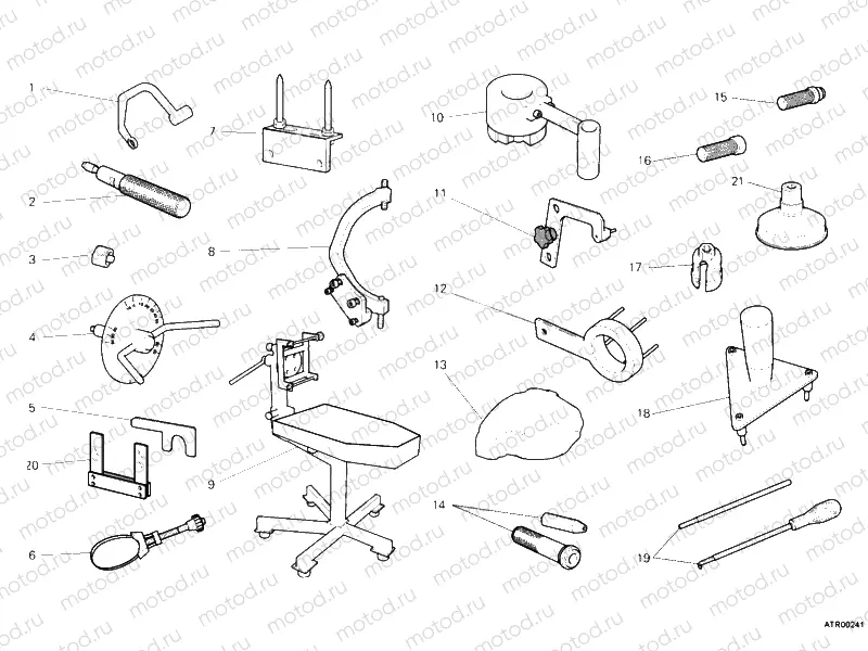 WORKSHOP SERVICE TOOLS, ENGINE I » UNCLASSIFIED