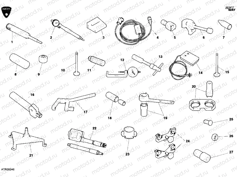 WORKSHOP SERVICE TOOLS, ENGINE II » UNCLASSIFIED