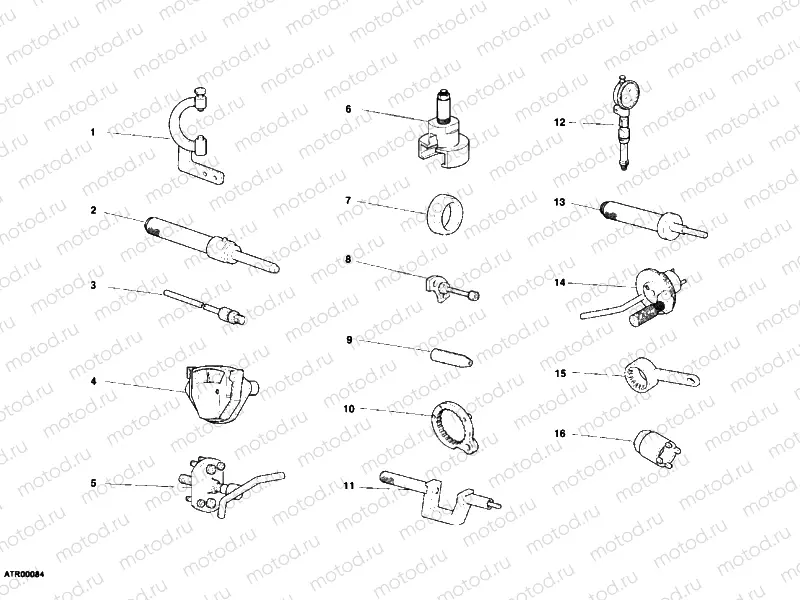 WORKSHOP SERVICE TOOLS, ENGINE II » UNCLASSIFIED