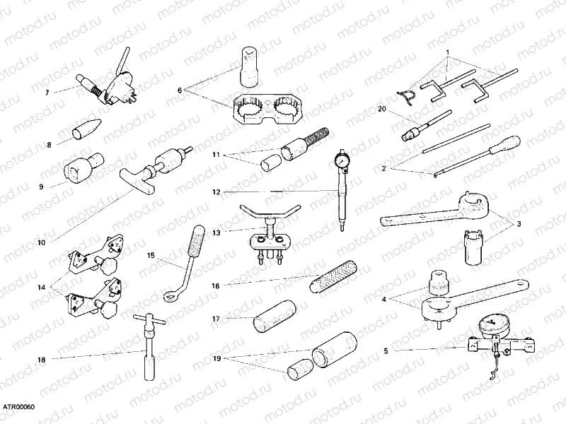 WORKSHOP SERVICE TOOLS, ENGINE II » UNCLASSIFIED