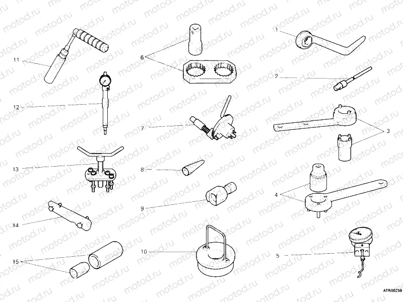 WORKSHOP SERVICE TOOLS, ENGINE II » UNCLASSIFIED
