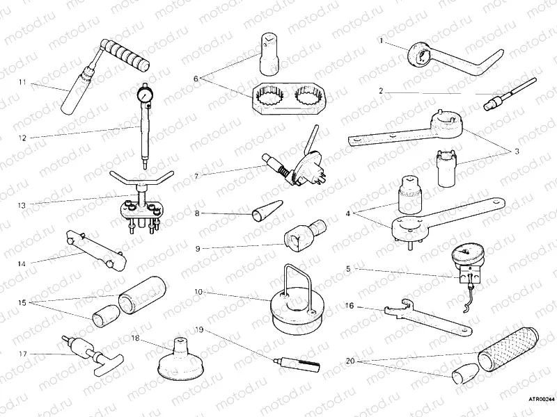 WORKSHOP SERVICE TOOLS, ENGINE II » UNCLASSIFIED