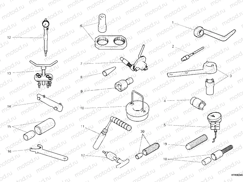 WORKSHOP SERVICE TOOLS, ENGINE II » UNCLASSIFIED