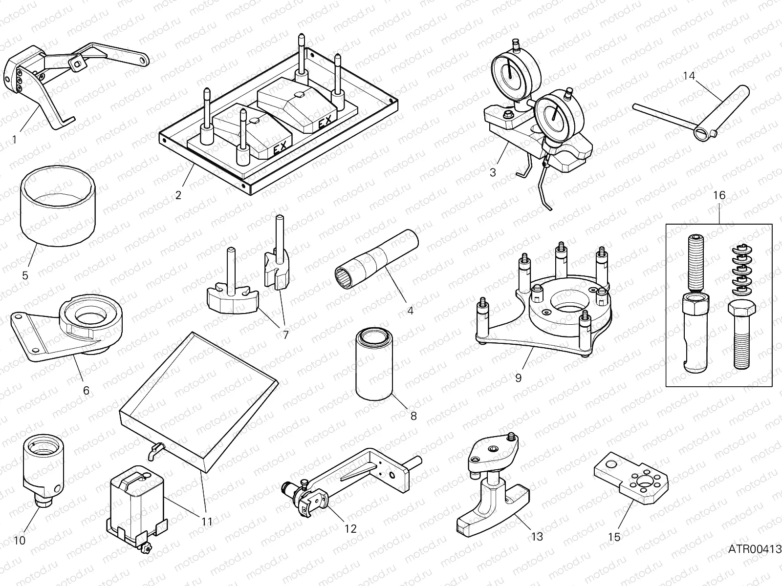 WORKSHOP SERVICE TOOLS (ENGINE) [MOD:PANV4916]