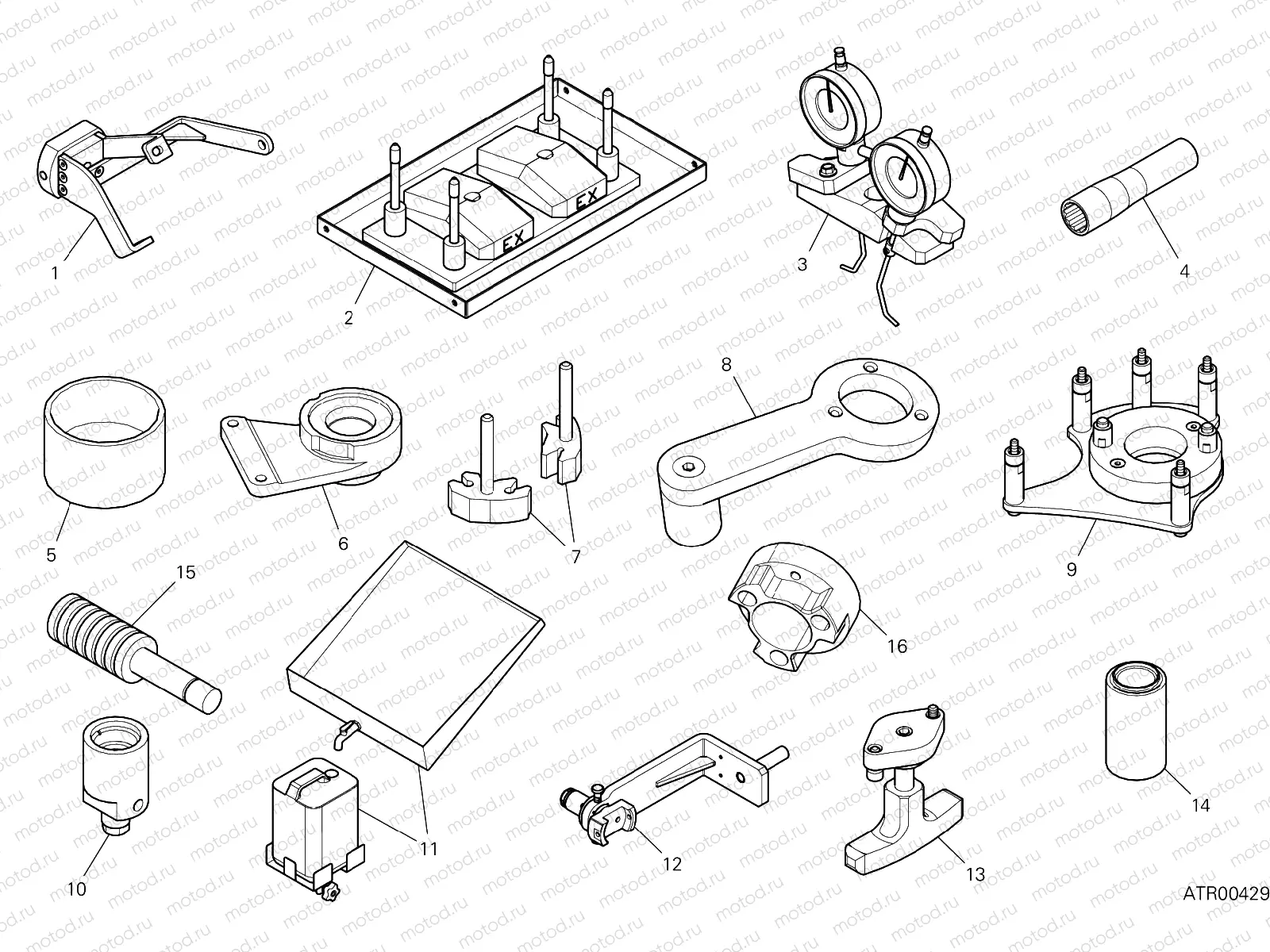 WORKSHOP SERVICE TOOLS (ENGINE) [MOD:SFV4 S]