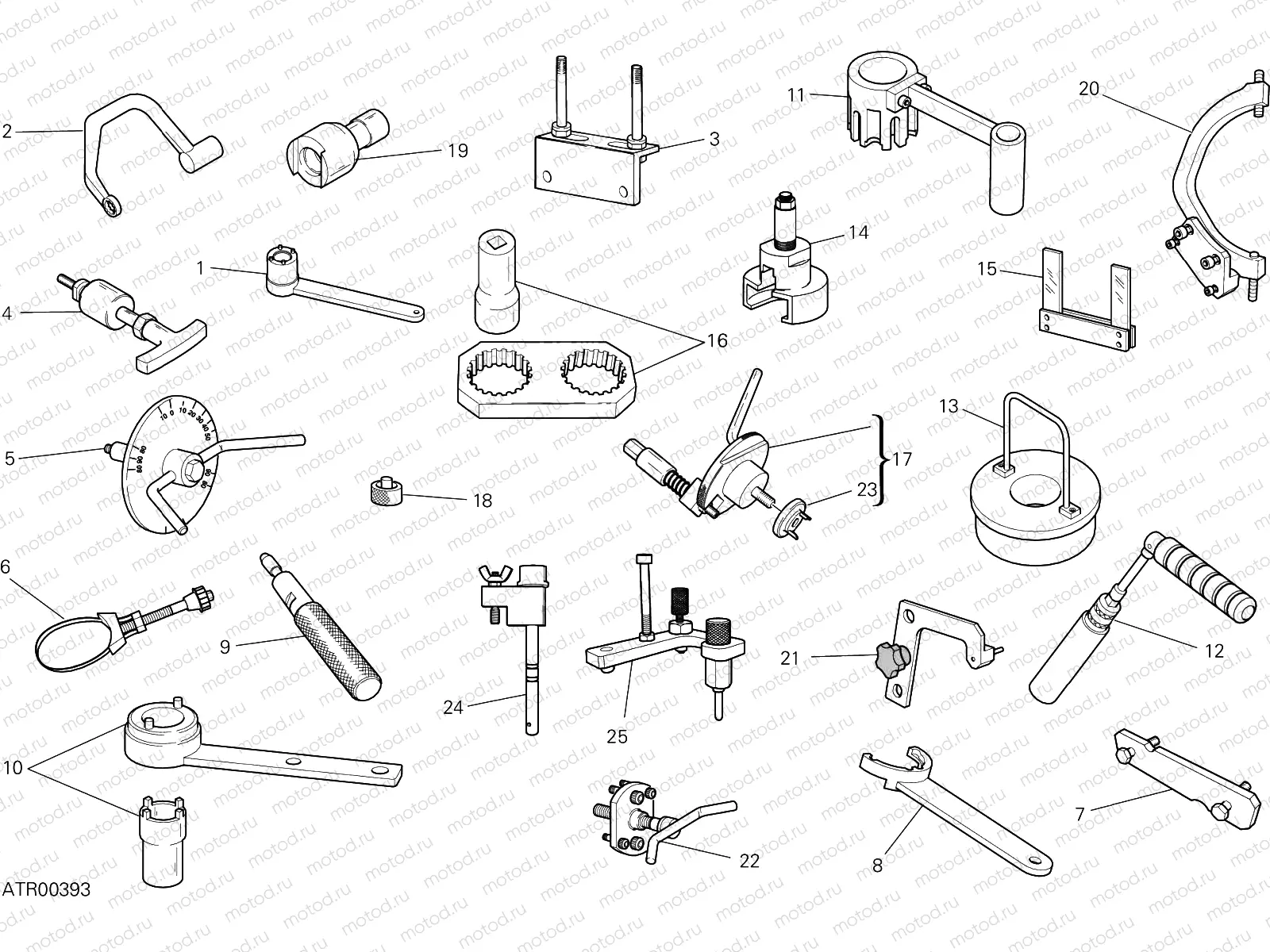 WORKSHOP SERVICE TOOLS (ENGINE) [MOD:SS 939]
