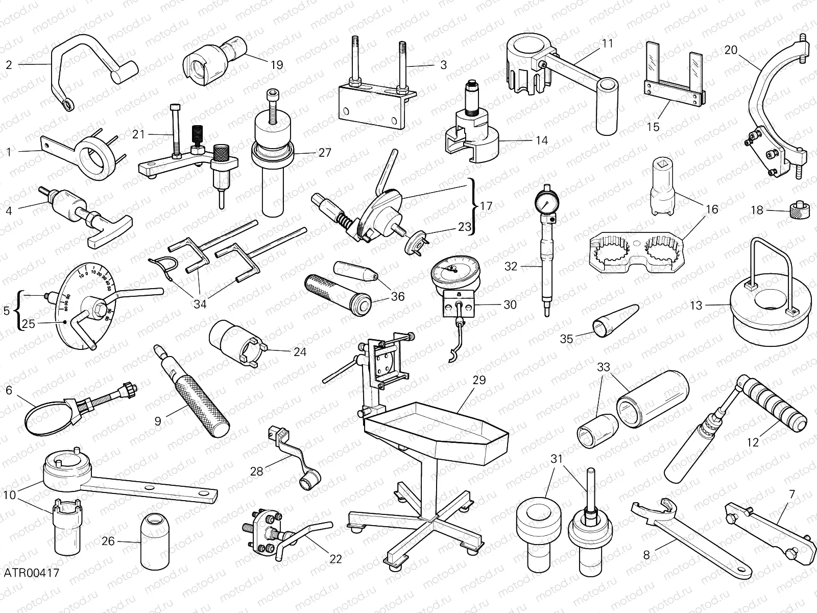 WORKSHOP SERVICE TOOLS (ENGINE) [MOD:SS 939]