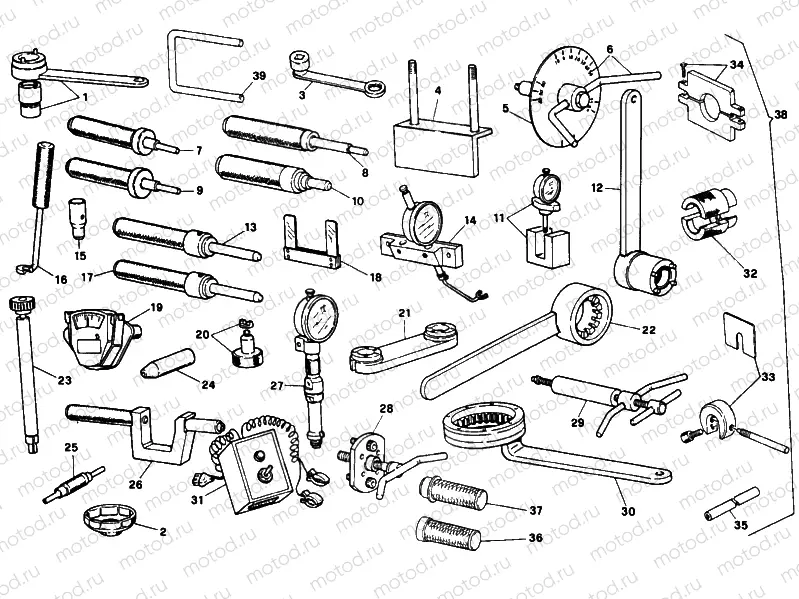 WORKSHOP SERVICE TOOLS, ENGINE » UNCLASSIFIED