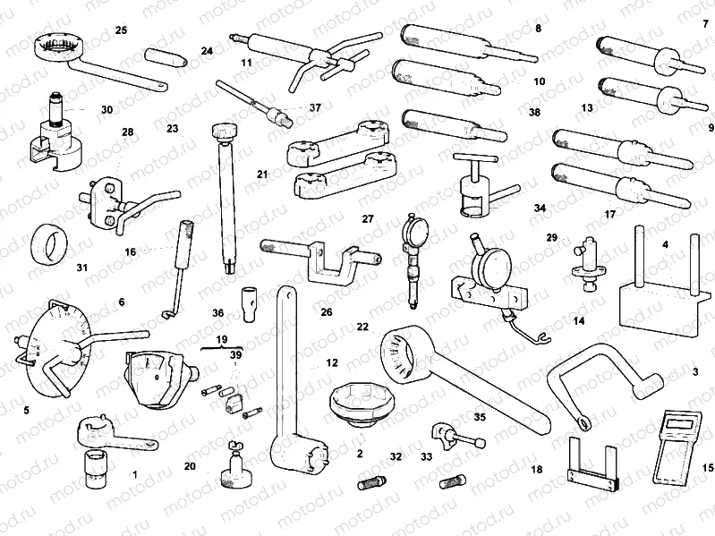 WORKSHOP SERVICE TOOLS, ENGINE » UNCLASSIFIED