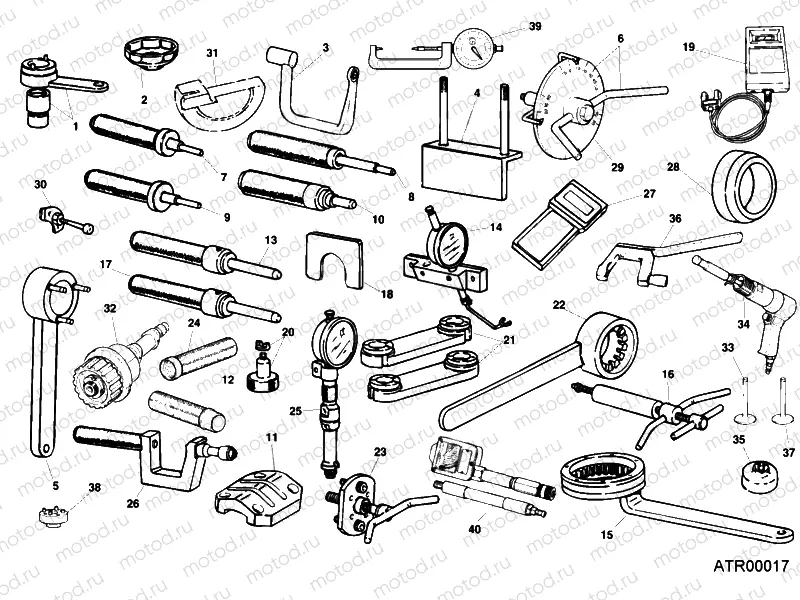 WORKSHOP SERVICE TOOLS, ENGINE » UNCLASSIFIED