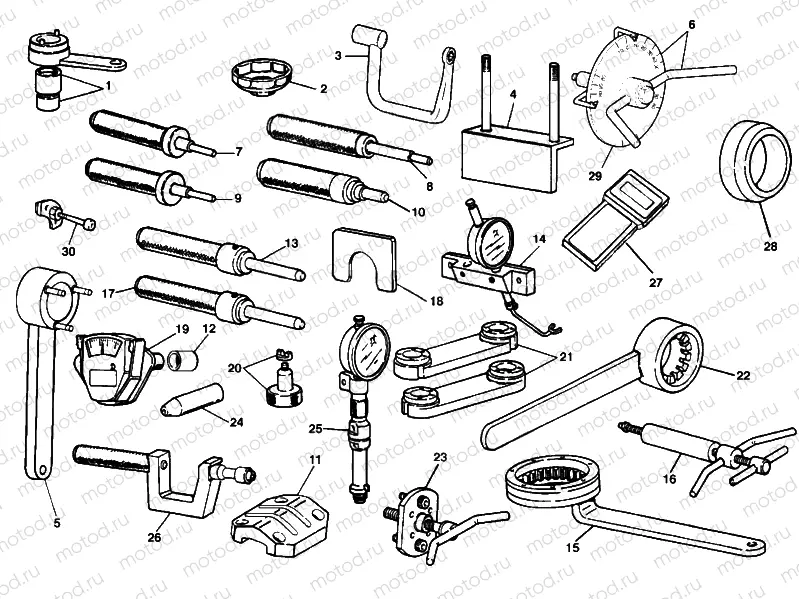 WORKSHOP SERVICE TOOLS, ENGINE » UNCLASSIFIED