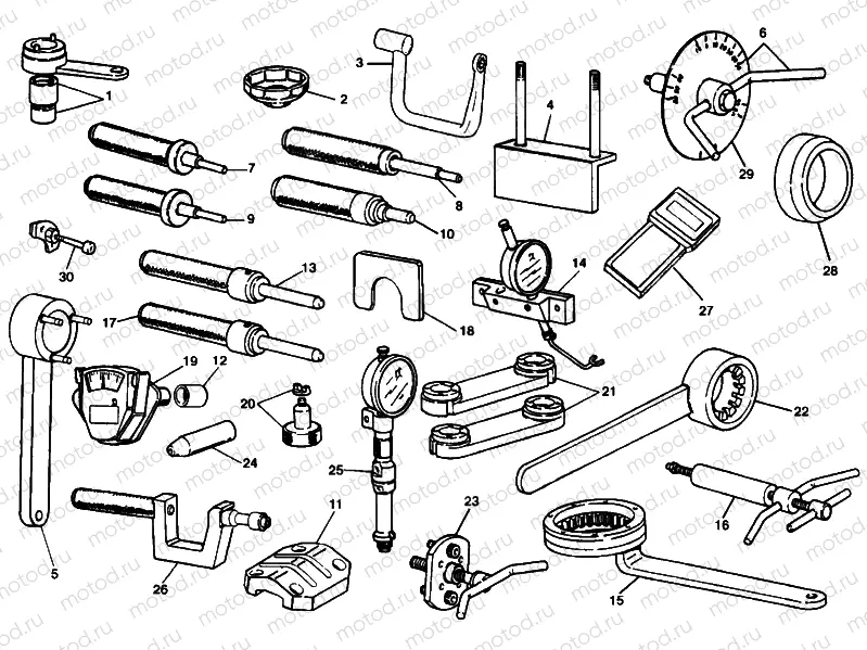 WORKSHOP SERVICE TOOLS, ENGINE » UNCLASSIFIED