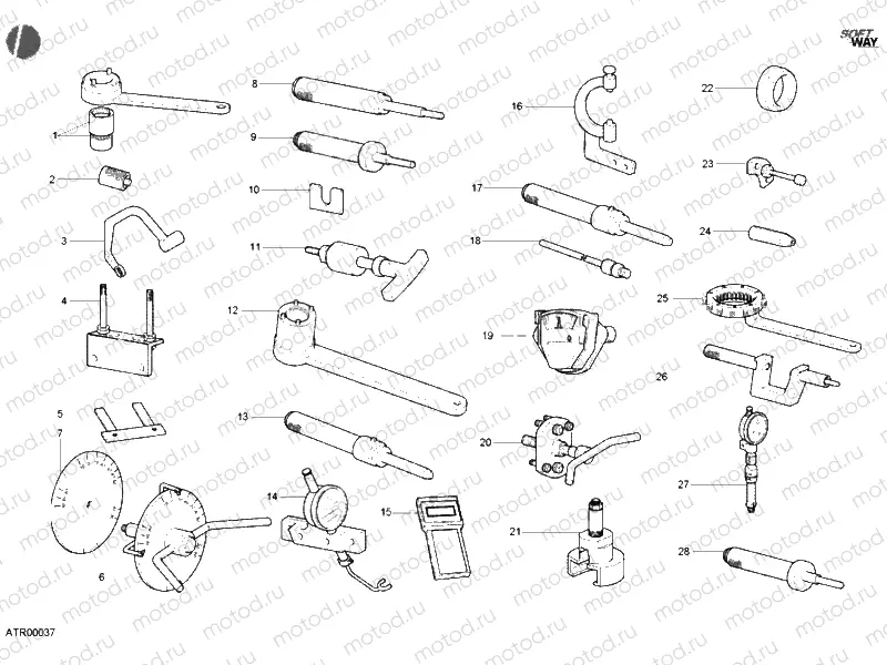 WORKSHOP SERVICE TOOLS, ENGINE » UNCLASSIFIED