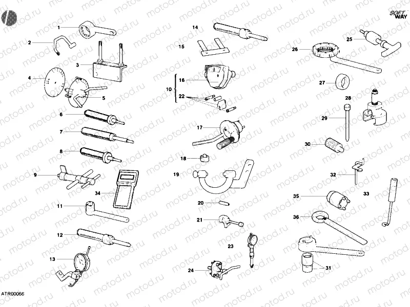 WORKSHOP SERVICE TOOLS, ENGINE » UNCLASSIFIED