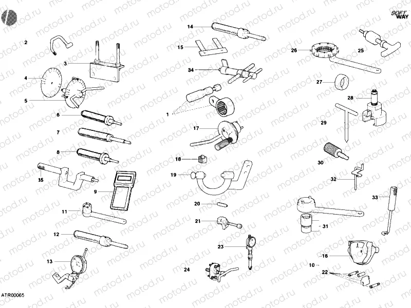 WORKSHOP SERVICE TOOLS, ENGINE » UNCLASSIFIED
