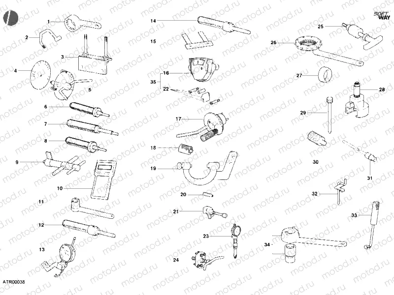 WORKSHOP SERVICE TOOLS, ENGINE » UNCLASSIFIED