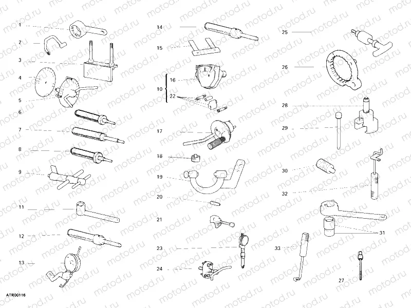 WORKSHOP SERVICE TOOLS, ENGINE » UNCLASSIFIED