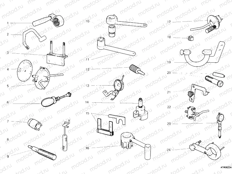 WORKSHOP SERVICE TOOLS, ENGINE » UNCLASSIFIED