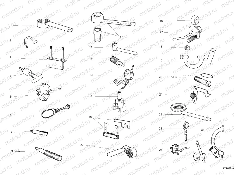 WORKSHOP SERVICE TOOLS, ENGINE » UNCLASSIFIED