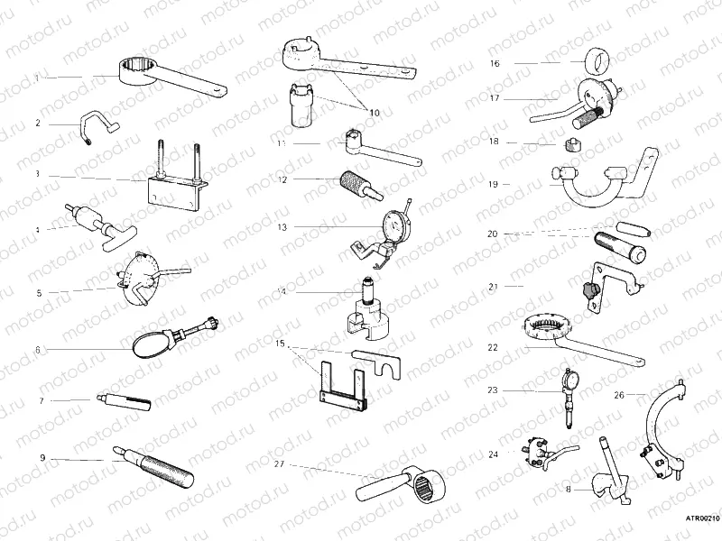 WORKSHOP SERVICE TOOLS, ENGINE » UNCLASSIFIED