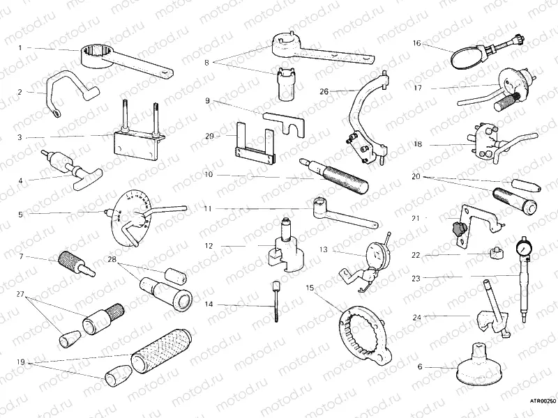 WORKSHOP SERVICE TOOLS, ENGINE » UNCLASSIFIED
